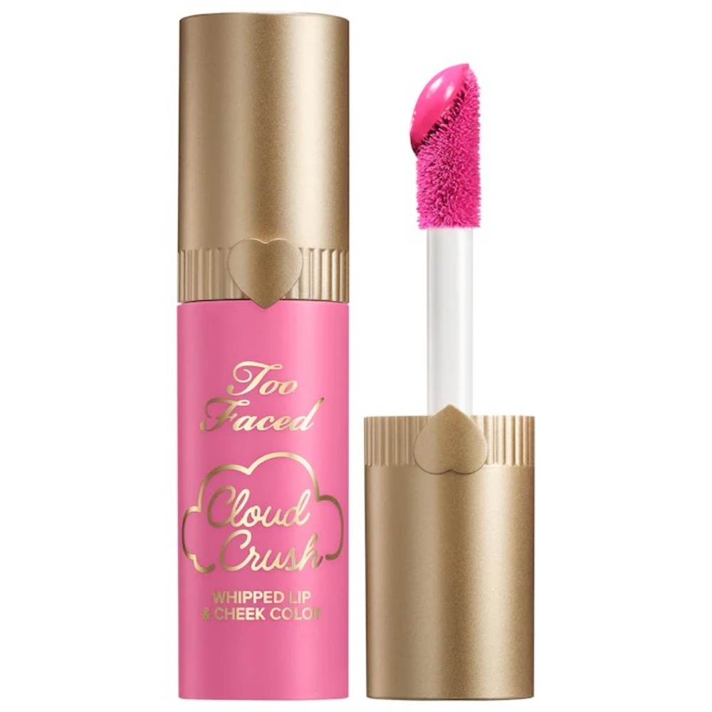 Too Faced Cloud Crush Lip and Cheek Blush in Super Candy Clouds Neon Pink